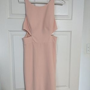 Aidan Mattox blush dress
